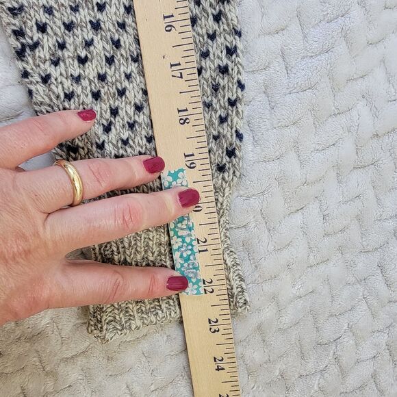 Vintage Kreeger & Sons Wool Birdseye‎ Cardigan Grandpa Metal Buttons Womens M - Picture 14 of 16